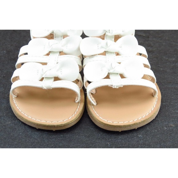 Jumping Beans Toddler Girls 8 Medium‎ White Gladiator Synthetic - Picture 2 of 7